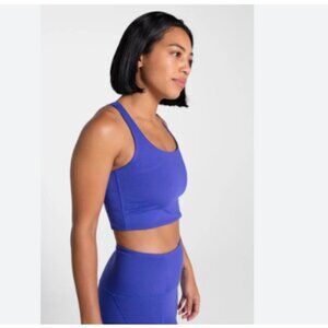 Girlfriend Collective Cropped Paloma Sports Bra Pansy